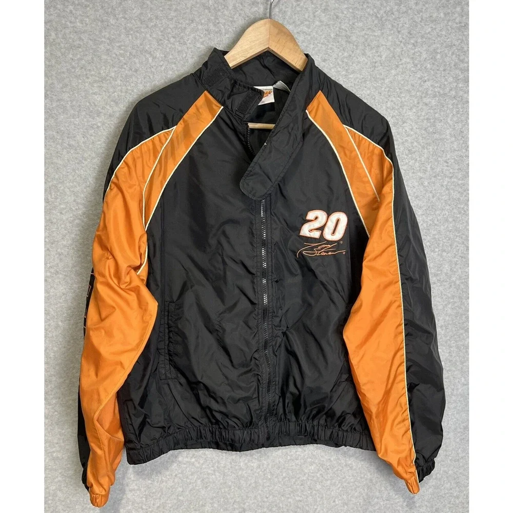 Tony Stewart Jacket Men’s Size L Winners Circle NASCAR‎ #20 Streetwear READ